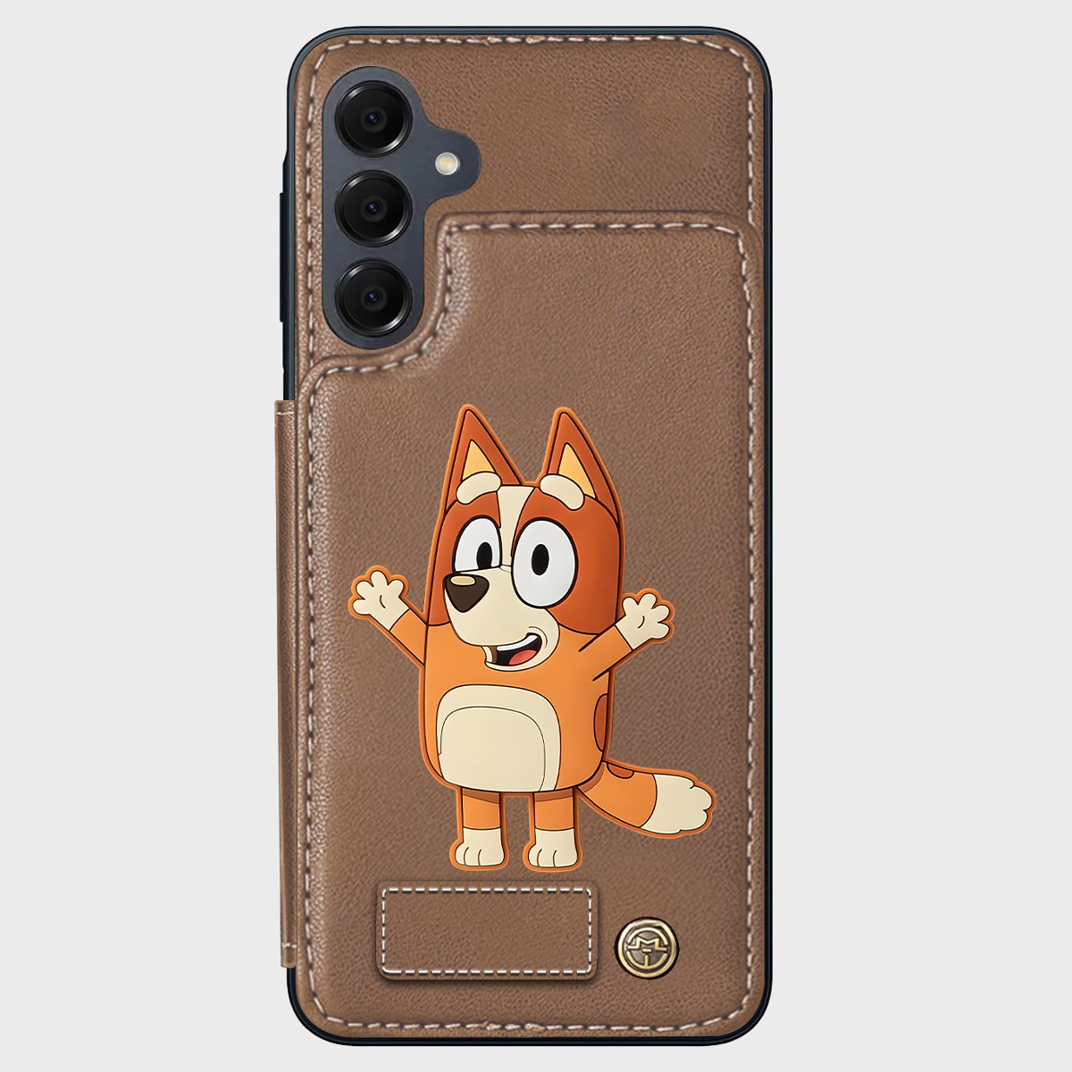 Blue Dog Custom Name - Personalized Blue Dog Wallet Phone Case