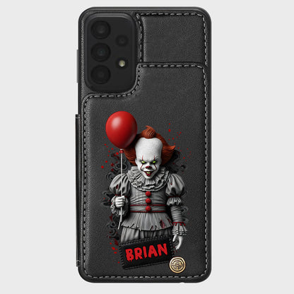Scary Halloween - Personalized Horror Character Wallet Phone Case