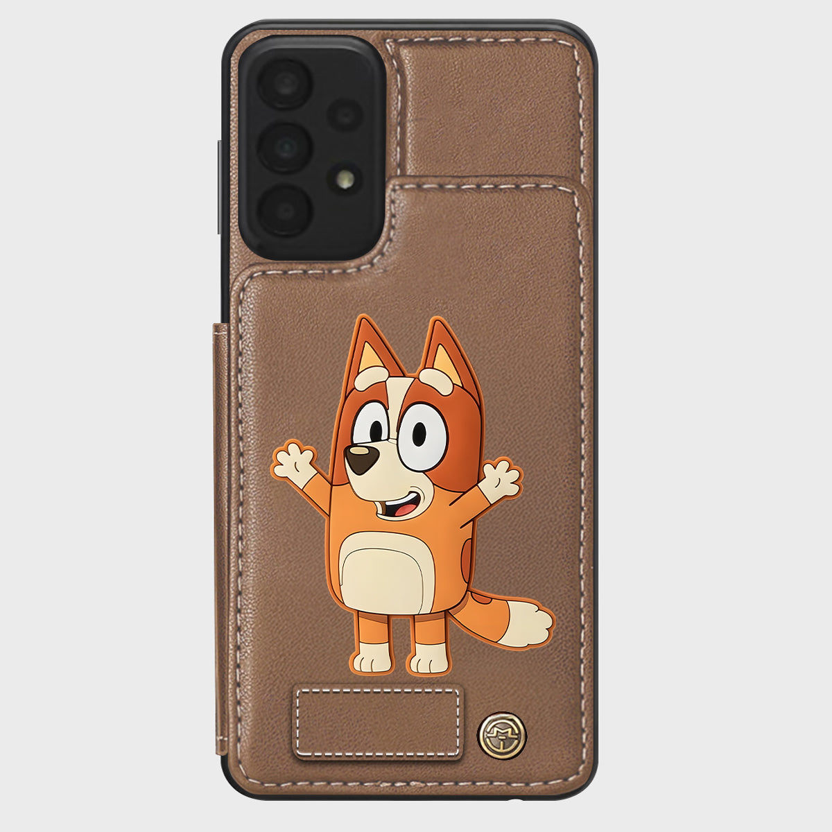 Blue Dog Custom Name - Personalized Blue Dog Wallet Phone Case