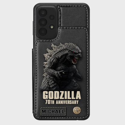 Monster 70th Anniversary Custom Name - Personalized Giant Monster Wallet Phone Case