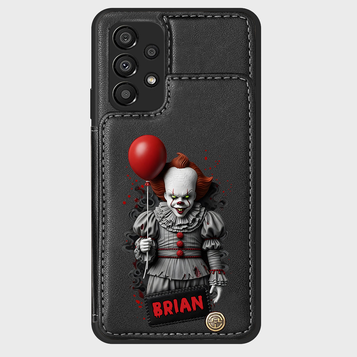 Scary Halloween - Personalized Horror Character Wallet Phone Case
