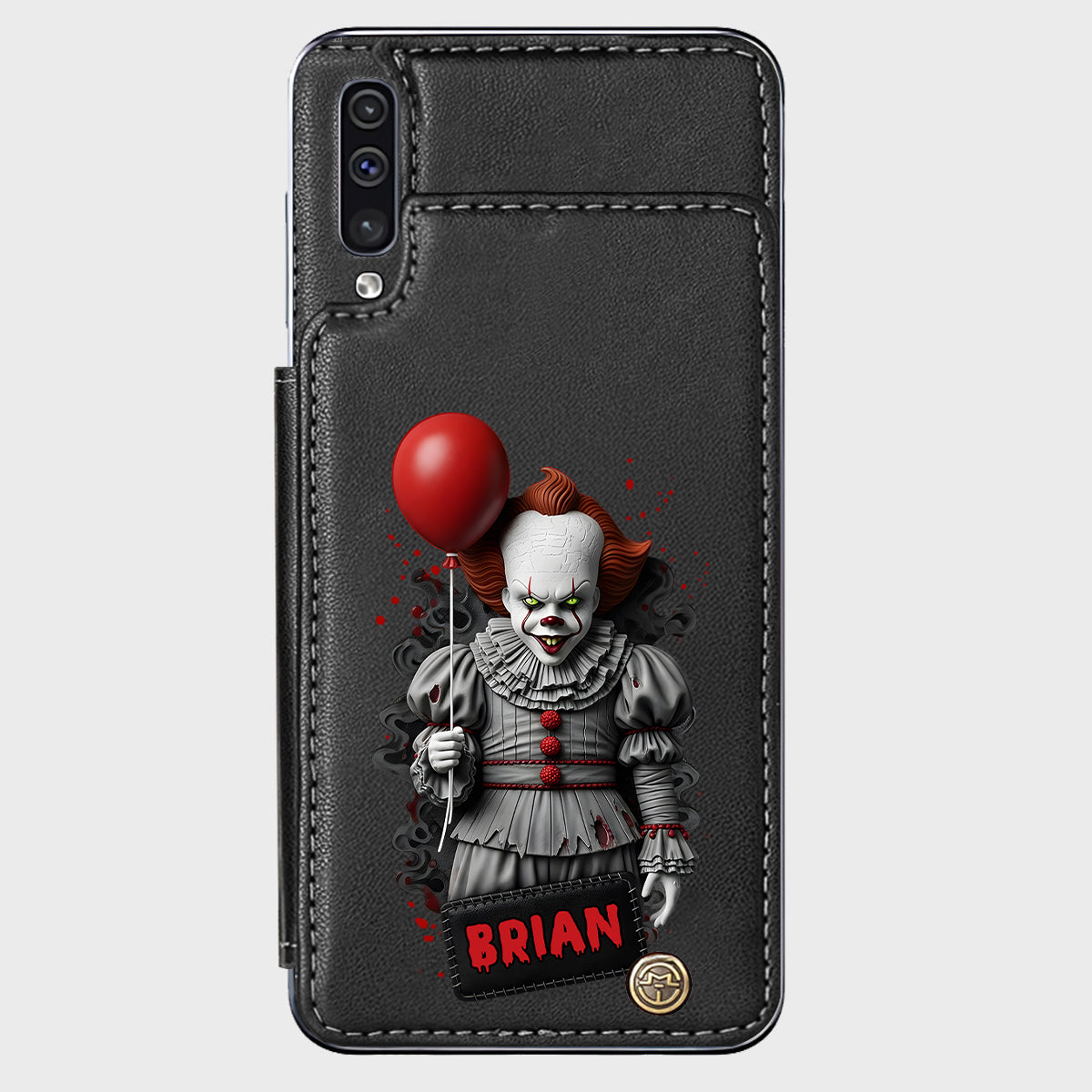 Scary Halloween - Personalized Horror Character Wallet Phone Case