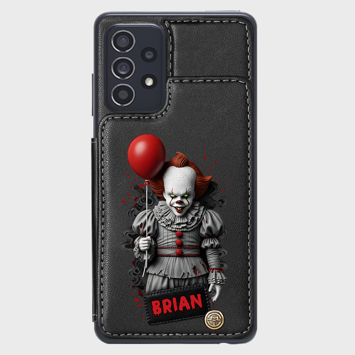 Scary Halloween - Personalized Horror Character Wallet Phone Case