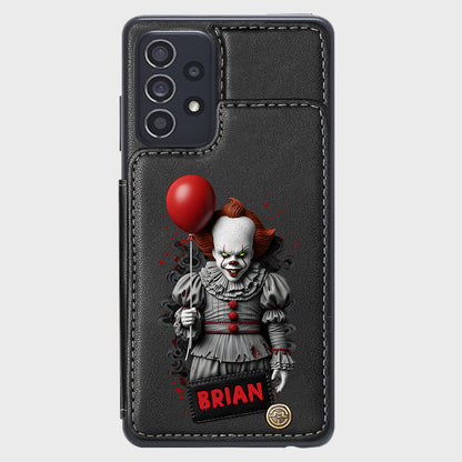 Scary Halloween - Personalized Horror Character Wallet Phone Case