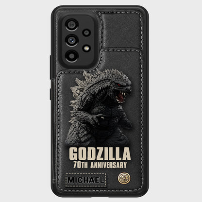 Monster 70th Anniversary Custom Name - Personalized Giant Monster Wallet Phone Case