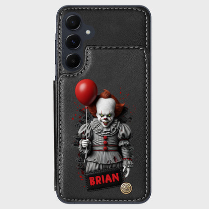 Scary Halloween - Personalized Horror Character Wallet Phone Case