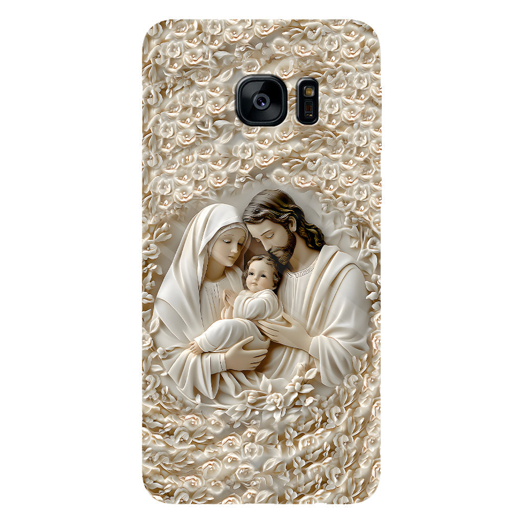 The Holy Family - Personalized Christian Full Print Phone Case