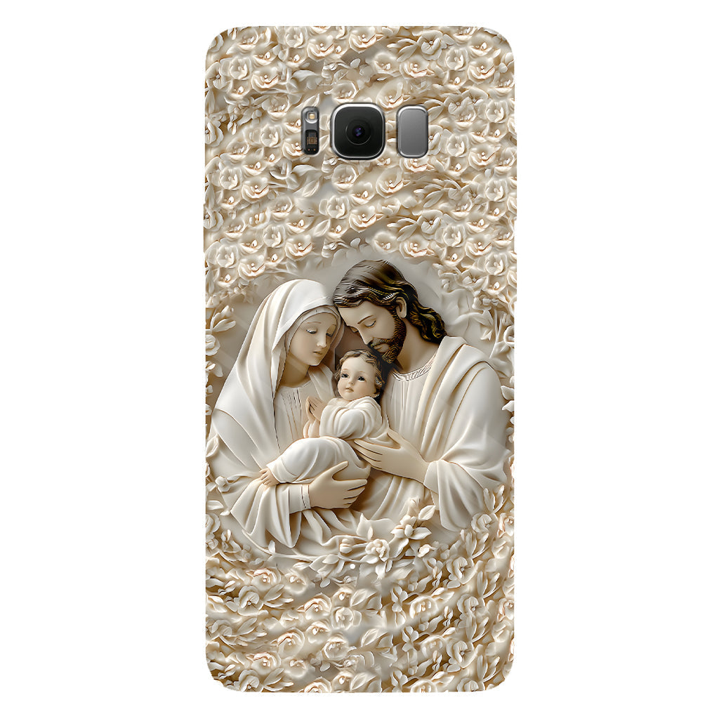 The Holy Family - Personalized Christian Full Print Phone Case