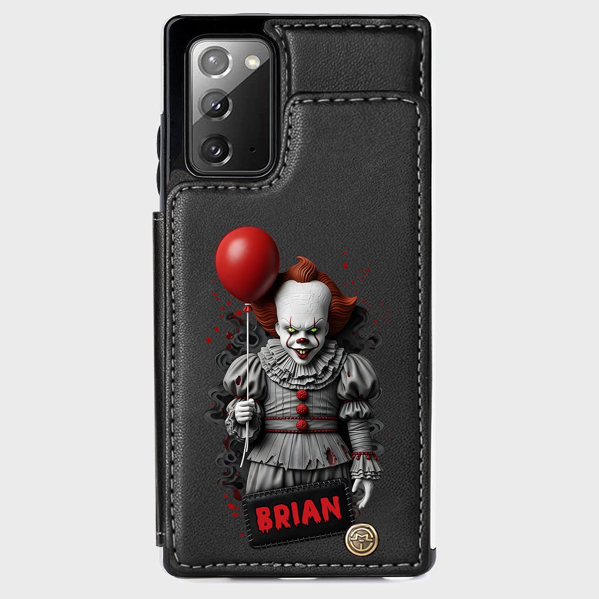 Scary Halloween - Personalized Horror Character Wallet Phone Case