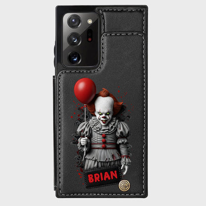 Scary Halloween - Personalized Horror Character Wallet Phone Case