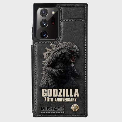 Monster 70th Anniversary Custom Name - Personalized Giant Monster Wallet Phone Case