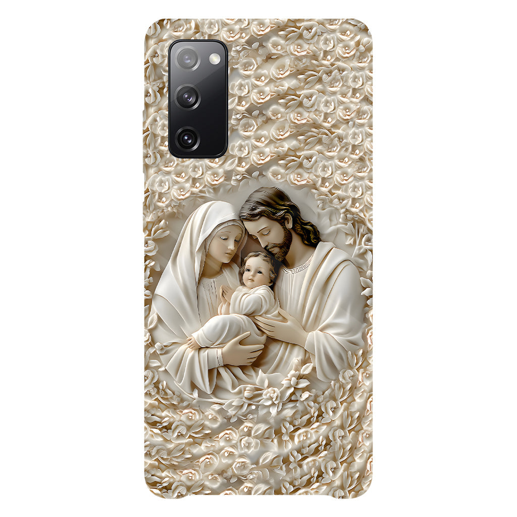 The Holy Family - Personalized Christian Full Print Phone Case