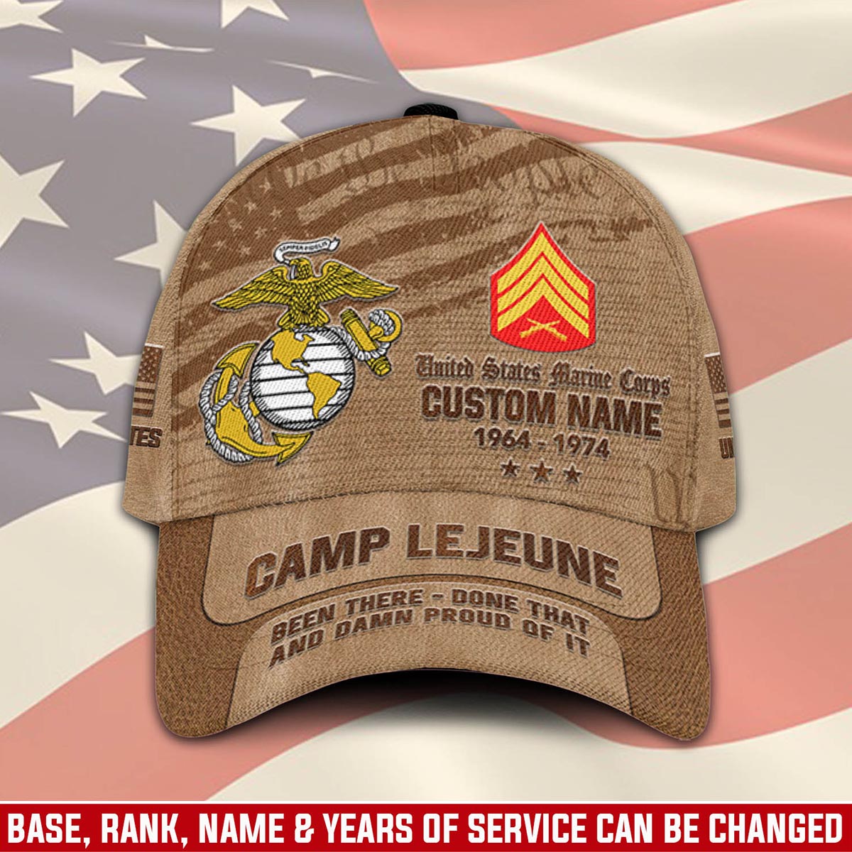 Proud Veteran - Personalized Veteran Classic Cap