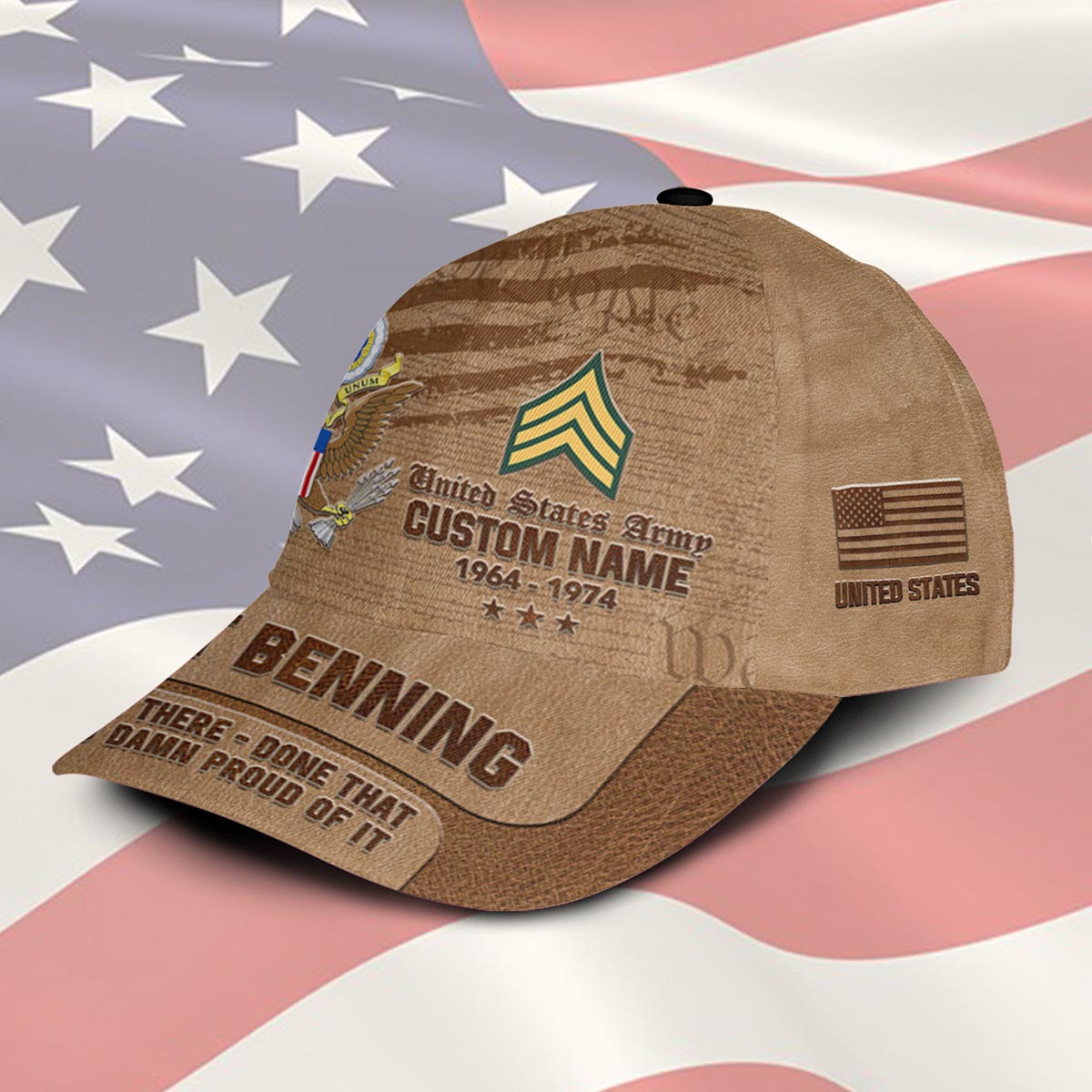 Proud Veteran - Personalized Veteran Classic Cap