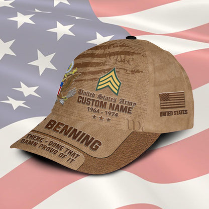 Proud Veteran - Personalized Veteran Classic Cap