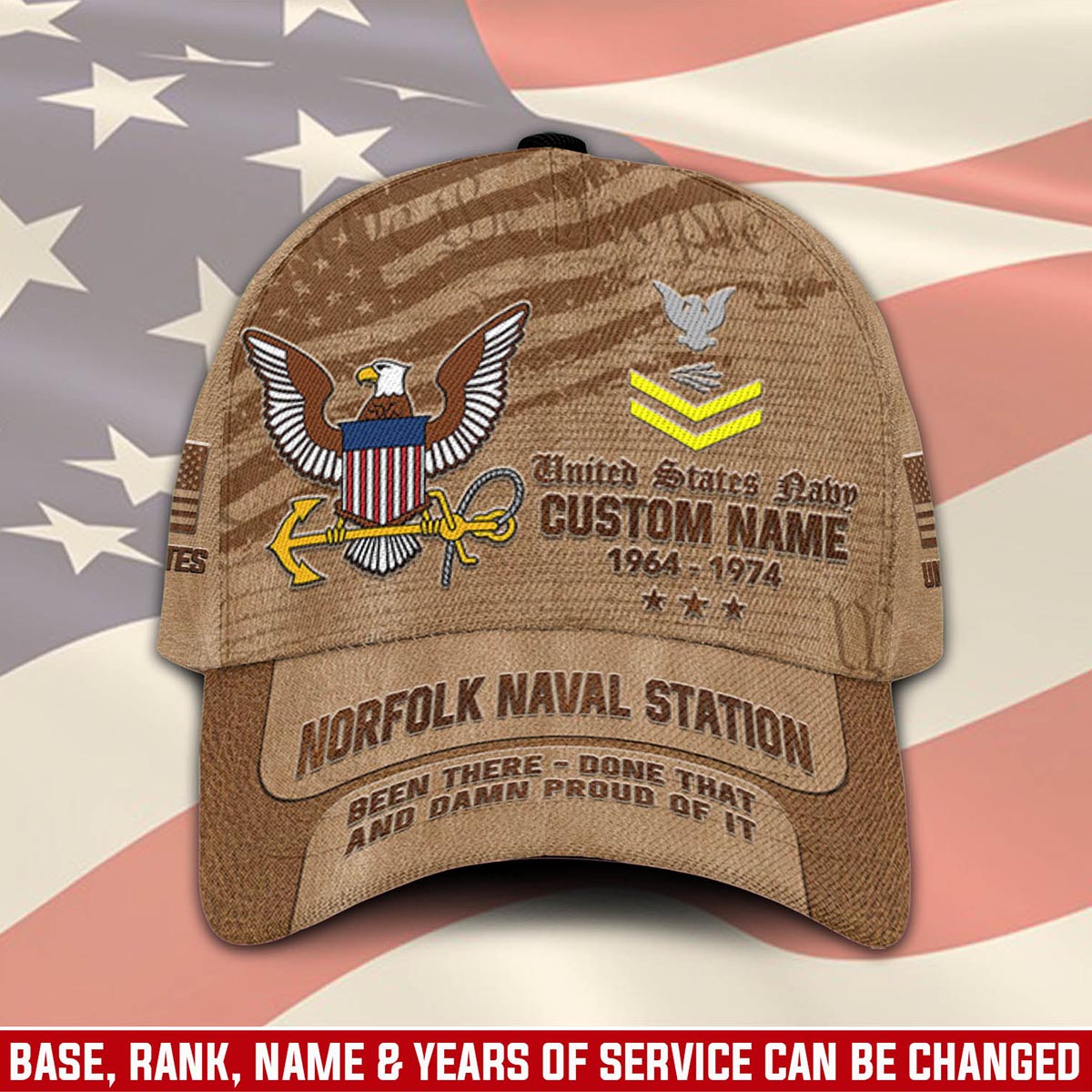 Proud Veteran - Personalized Veteran Classic Cap