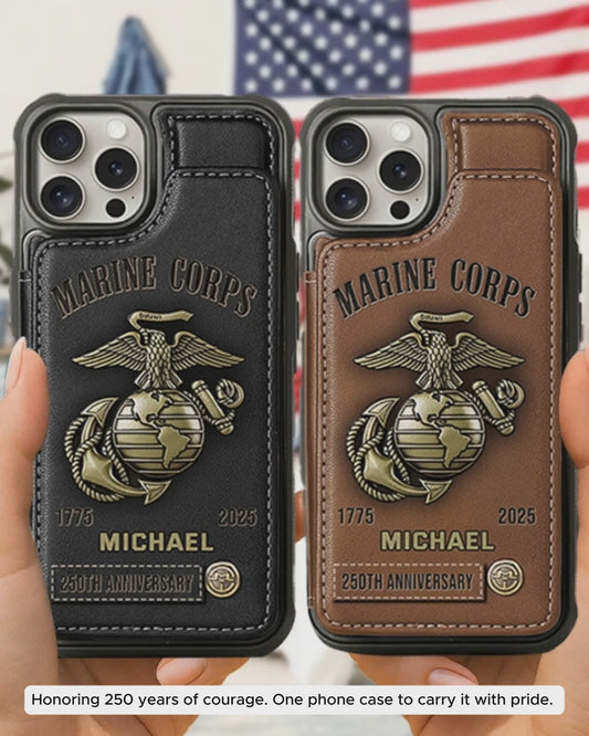 250th Anniversary - Personalized Veteran Wallet Phone Case