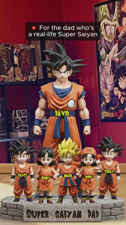 Strong Papa - Personalized Seven Balls Custom Shaped Acrylic Plaque