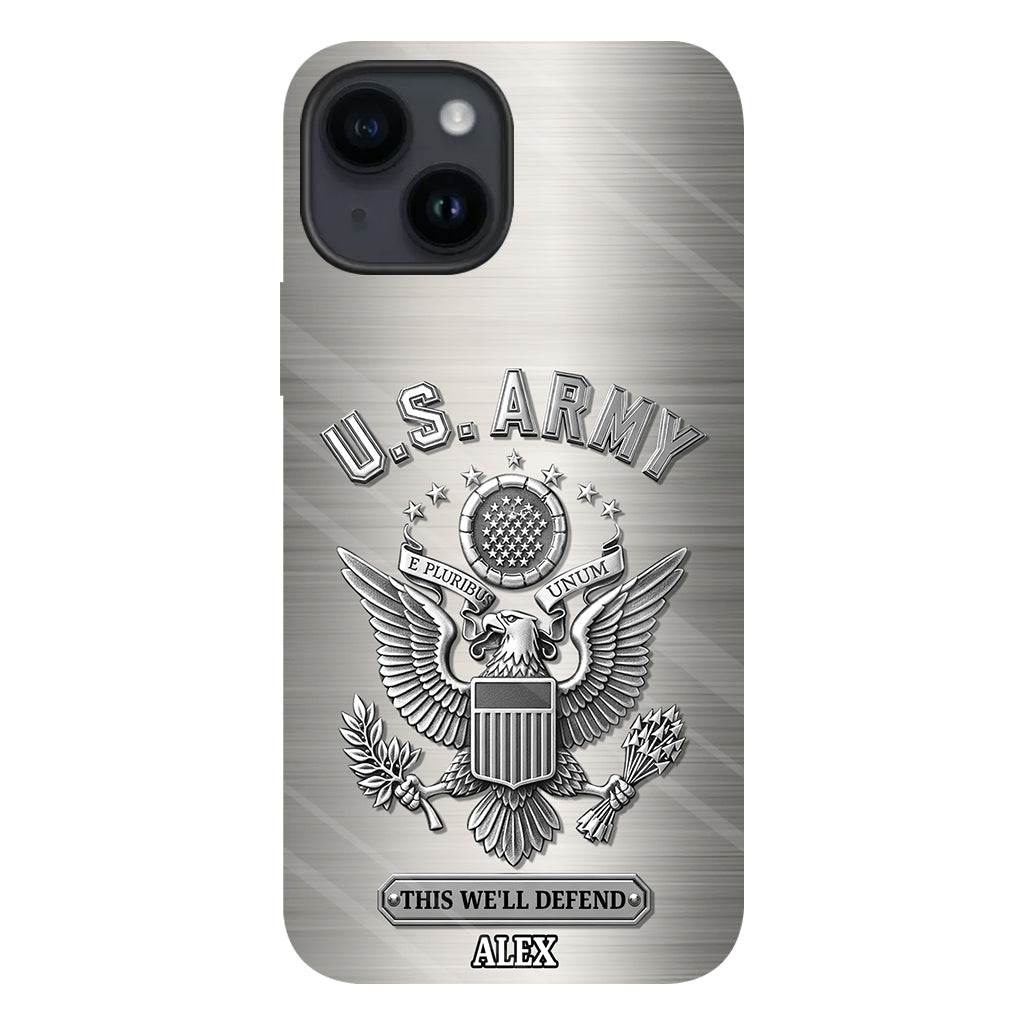 This We'll Defend - Personalized Veteran Full Print Phone Case
