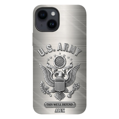 This We'll Defend - Personalized Veteran Full Print Phone Case