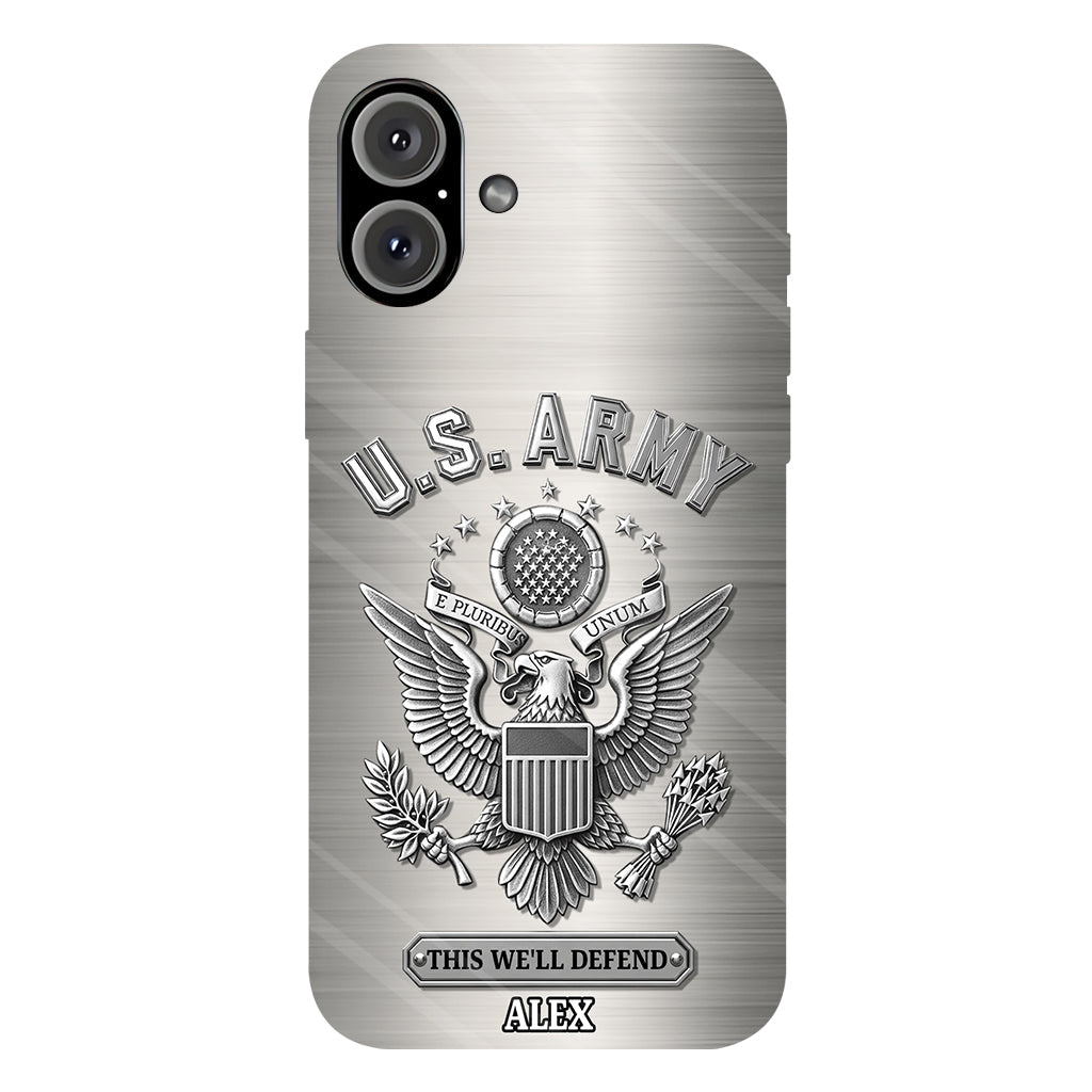 This We'll Defend - Personalized Veteran Full Print Phone Case
