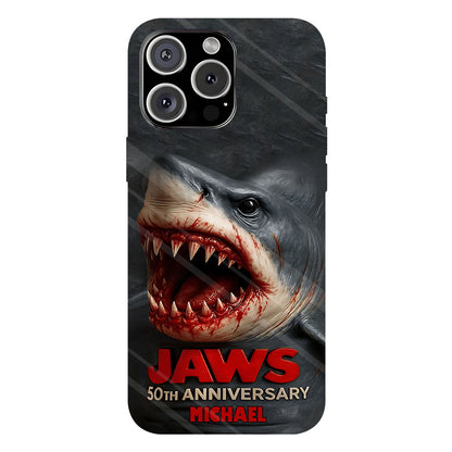 Scary Shark - Personalized Shark Full Print Phone Case