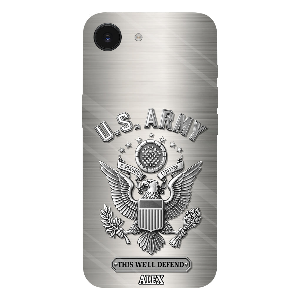 This We'll Defend - Personalized Veteran Full Print Phone Case