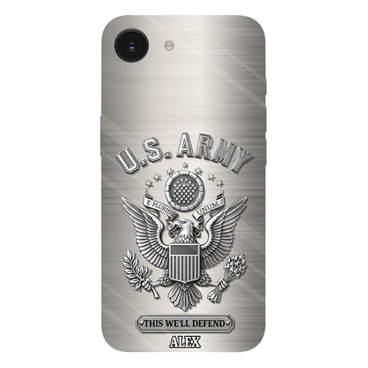 This We'll Defend - Personalized Veteran Full Print Phone Case