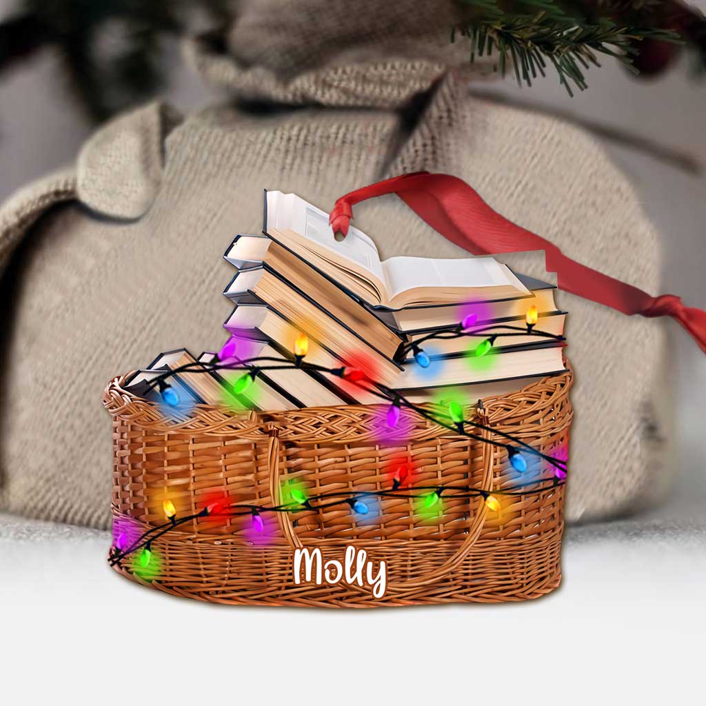 My Picnic Looks Like - Personalized Christmas Book Ornament (Printed On Both Sides)