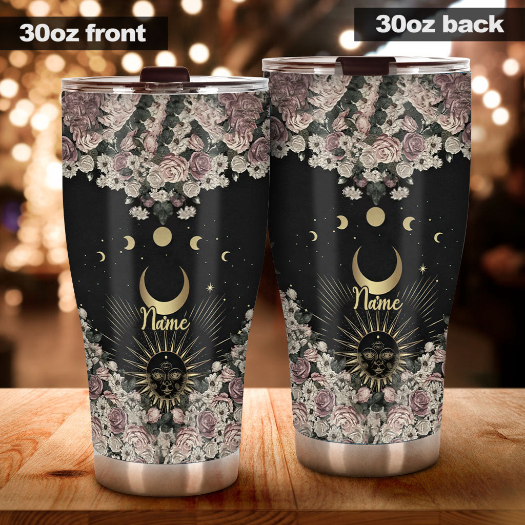 Sun And Moon - Personalized Witch Tumbler