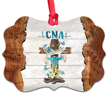 Nurse CNA Cross Style - Nurse Ornament (Printed On Both Sides) 1122