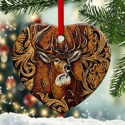Deer Hunting - Hunting Ornament (Printed On Both Sides) 1022