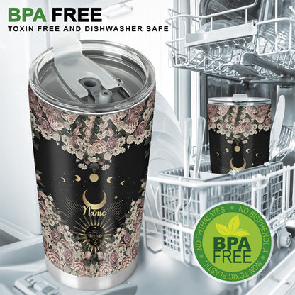 Sun And Moon - Personalized Witch Tumbler
