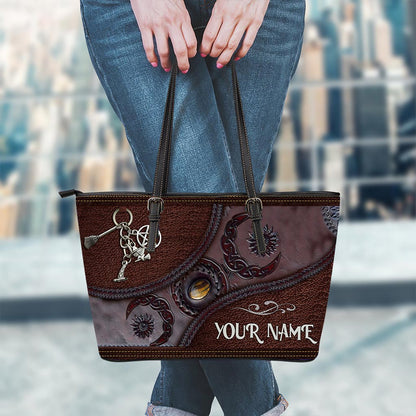 Triple Moon - Personalized Witch Leather Bag