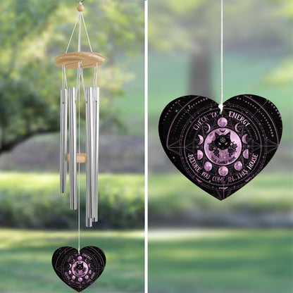 Check Ya Energy - Personalized Witch Wind Chime