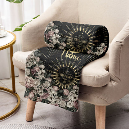 Sun And Moon - Personalized Witch Blanket
