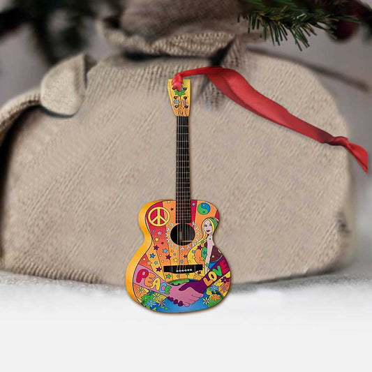 Hippie Soul - Christmas Hippie Ornament (Printed On Both Sides)