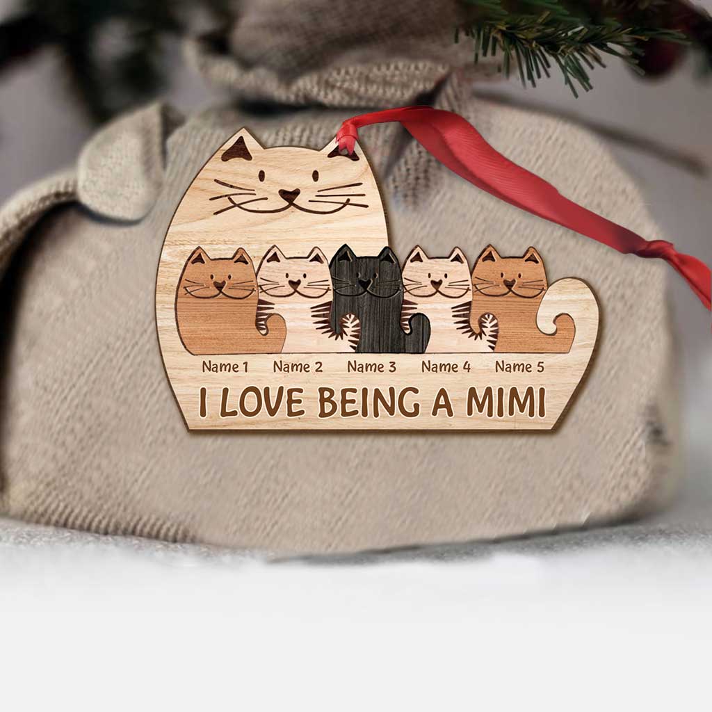 Best Grandma Ever - Personalized Christmas Grandma Ornament (Printed On Both Sides)